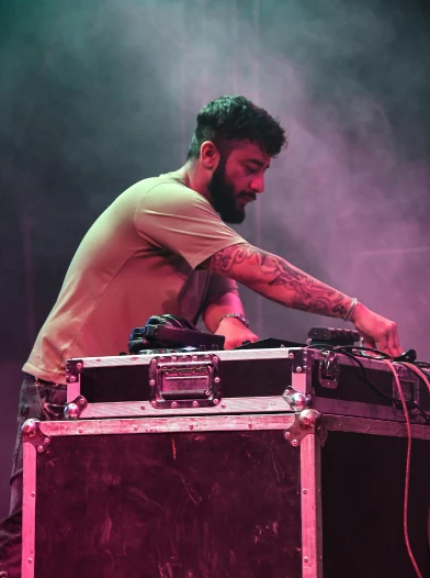 DJ performing at an Australian corporate function